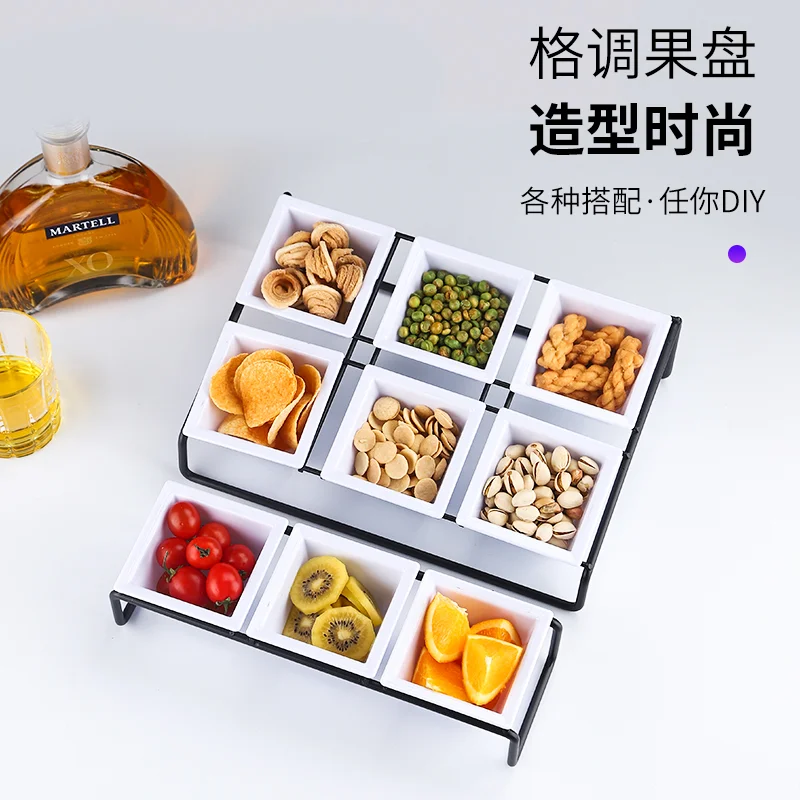 连线斜摆小食架