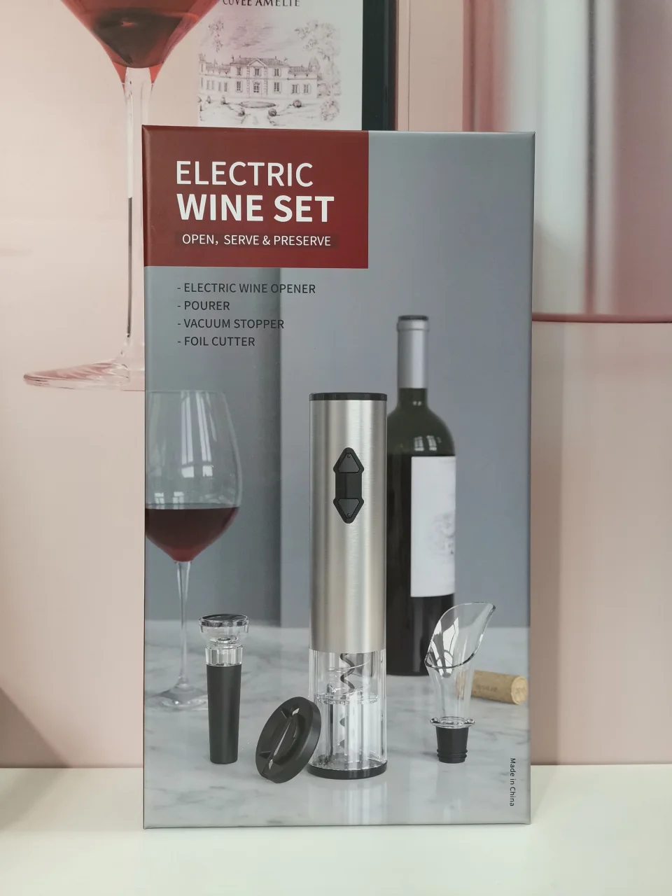 红酒开瓶器礼盒4件套