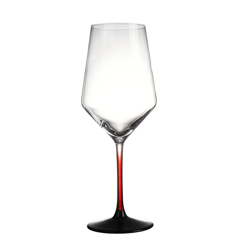 红黑水晶红酒杯