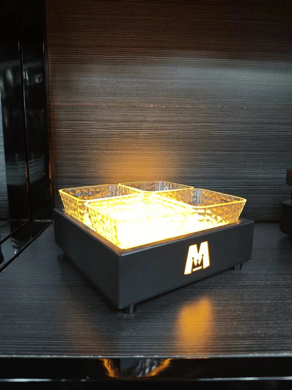 多层发光果盘架
