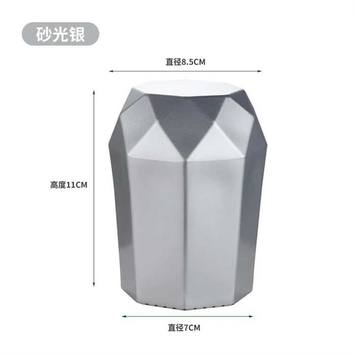 八角钻石色盅