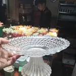 珠点带脚果盘