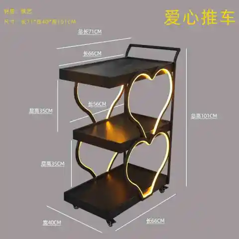 发光三层蛋糕车