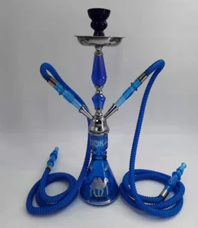 双管骆驼纹水烟壶