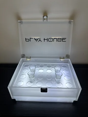 发光VIP酒杯箱 - 小子弹杯24孔