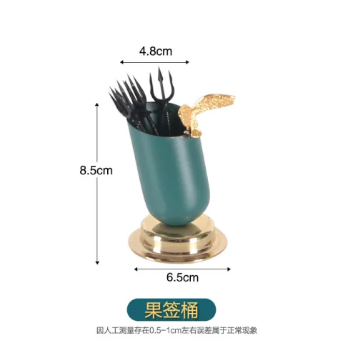 飞天美女摆台 - 斜放牙签杯