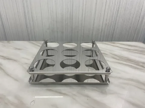 53304 不锈钢小#八角杯架