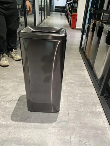 方型抛光垃圾桶