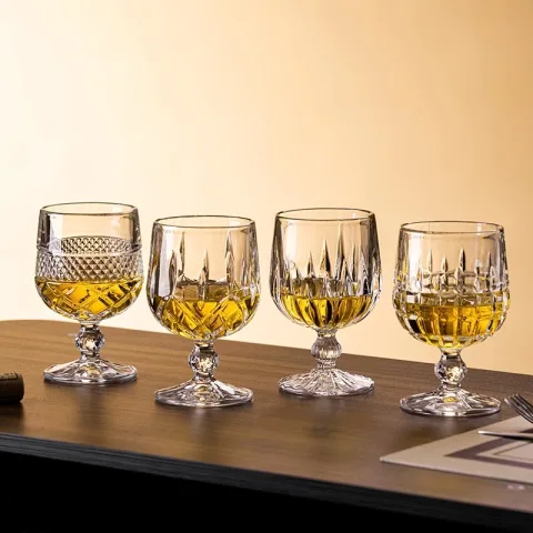 玻璃 矮脚白兰地杯