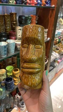 陶瓷TIKI鬼脸杯