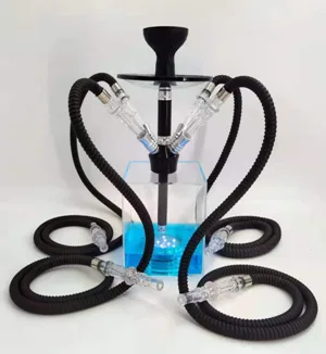 方形多管水烟壶