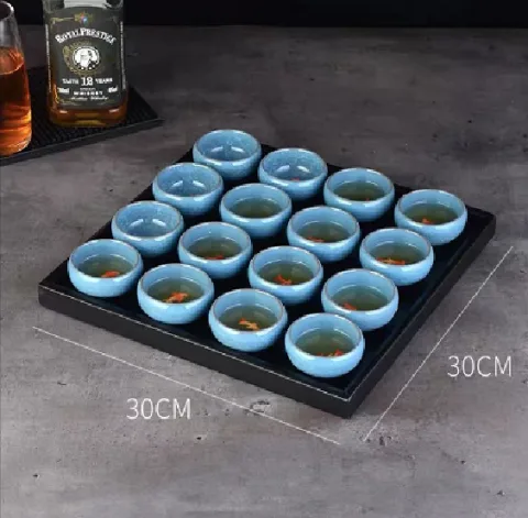 斗酒酒具果酒小鱼杯