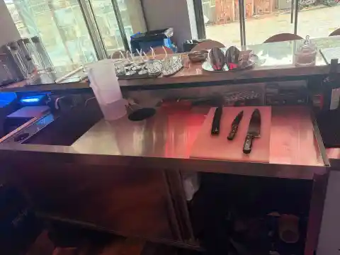 商用果切工作台