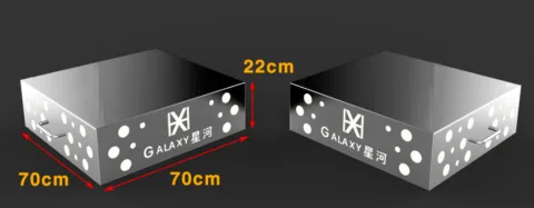 点舞门框 - 不锈钢方形