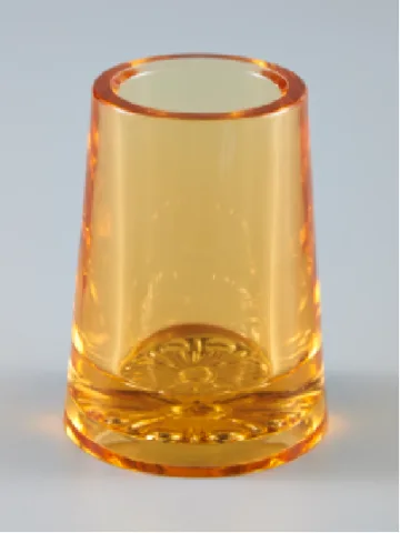 亚克力圆形果签杯