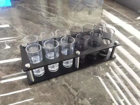 磨砂黑 双排野格杯架