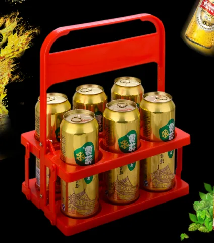 塑料啤酒提篮6头