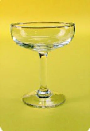 玻璃矮身平口香槟杯