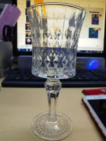 玻璃 钻石高脚红酒杯