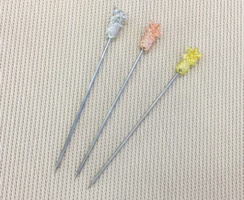 电镀菠萝水果签