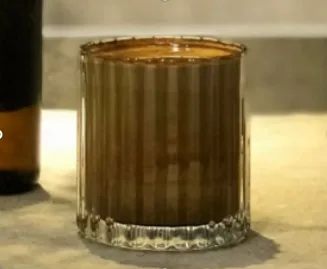 玻璃 竖条纹杯