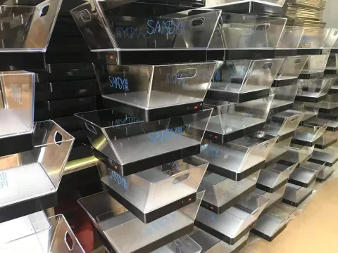 发光斜身啤酒箱