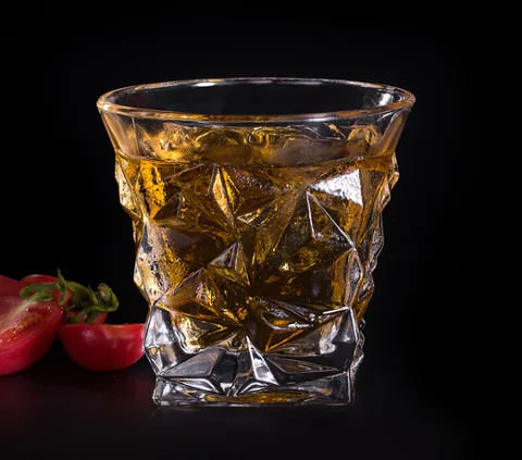 钻石纹威士忌杯