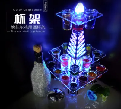 亚克力埃菲尔24孔杯架