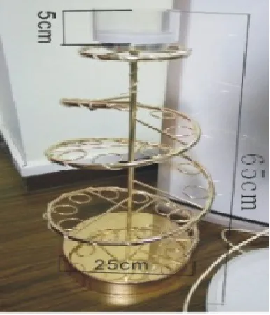 酒座造型 28孔螺旋杯架