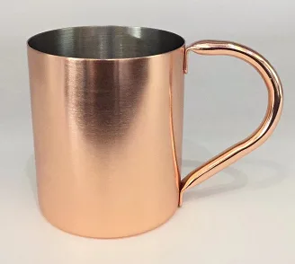 直身镀铜杯