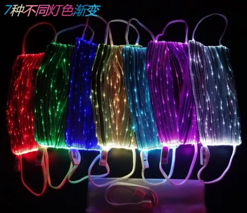 网红发光口罩