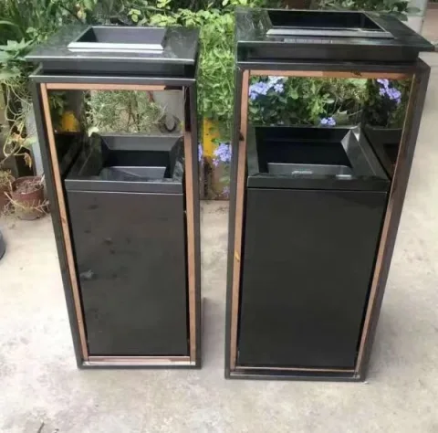 双层方形垃圾桶