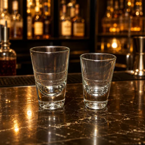 双线一口杯