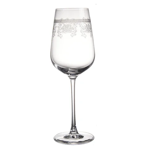 水晶雕花红酒杯