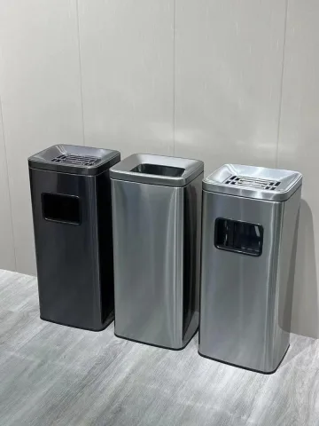 不锈钢方型投放垃圾桶