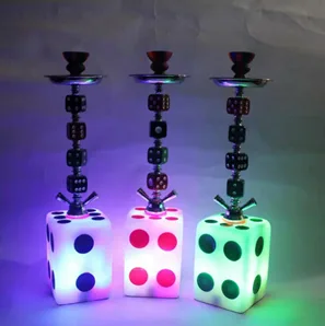 发光骰子水烟壶
